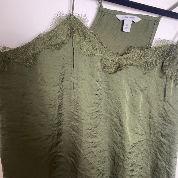 Lace Trim Classy Classic Hipster Hippie Artsy Boho Bohemian Chic Girly Cami Top - Picture 4 of 5